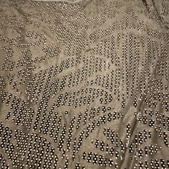 Janira Tops Womens Short Sleeve Velvet Top Size Medium - Picture 5 of 16